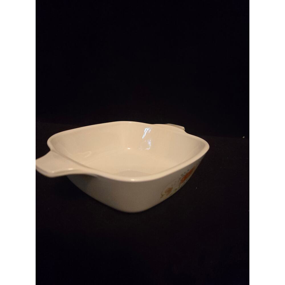 vintage CorningWare "Wildflower" pattern petite casserole dish No Lid - Picture 3 of 5